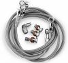 STAINLESS SINGLE FRONT BRAKE LINE KIT FOR HONDA AERO 750 04-UP / NOT ABS