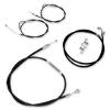 BLACK CABLE AND LINE KITS FOR 18 INCH HANDLEBARS (KAWASAKI VN2000A 04-UP)