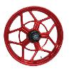 SPEED 5 FORGED WHEEL WITH HUB - RED