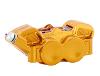 4-PISTON RADICAL BRAKE CALIPER GOLD - 100MM 