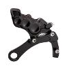 REAR 6-PISTON DIFFERENTIAL BORE BRAKE CALIPER FOR M8 SOFTAIL MODELS - BLACK