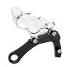 REAR 4-PISTON BRAKE CALIPER KIT M8 SOFTAIL - CHROME