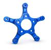 '24 FLT SPIDER BRAKE ROTOR ADAPTER FOR NESS WHEELS - BLUE