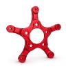 '24 FLT SPIDER BRAKE ROTOR ADAPTER FOR NESS WHEELS - RED