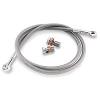 STAINLESS STEEL FINISH SINGLE BRAKE LINE KIT FOR KAWASAKI 99-02 W650