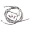 STAINLESS STEEL FINISH 3 BRAKE LINE KIT FOR KAWASAKI 05-08 VN1600 NOMAD