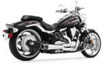 COMBAT 2 IN 1 EXHAUST SYSTEM FOR YAMAHA RAIDER 08-UP