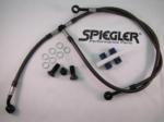 3 BRAKE LINE KIT FOR YAMAHA RAIDER - BLACK