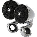 PSM 3" ENCLOSED MINI SPEAKER CHROME (PAIR)