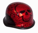 BONE YARD RED GERMAN HELMET