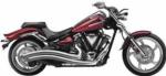 .CHROME SWEPT EXHAUST FOR STRYKER (2230)