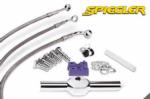 3 BRAKE LINE KIT FOR YAMAHA RAIDER - STAINLESS