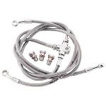 STAINLESS STEEL FINISH 3 BRAKE LINE KIT FOR KAWASAKI 05-08 VN1600 NOMAD